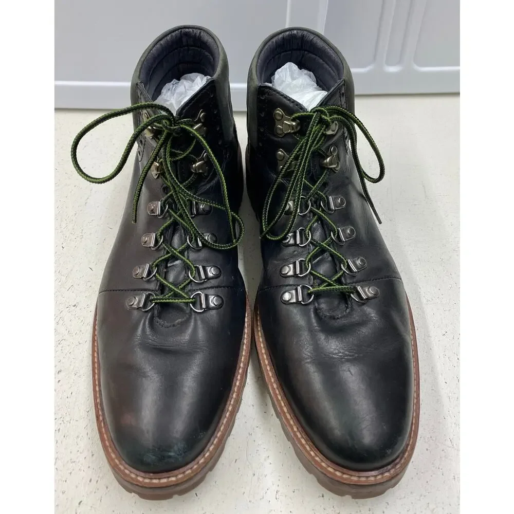 Men Johnston & Murphy Karnes Alpine Oxford leather ankle boots shoes, 8.5M